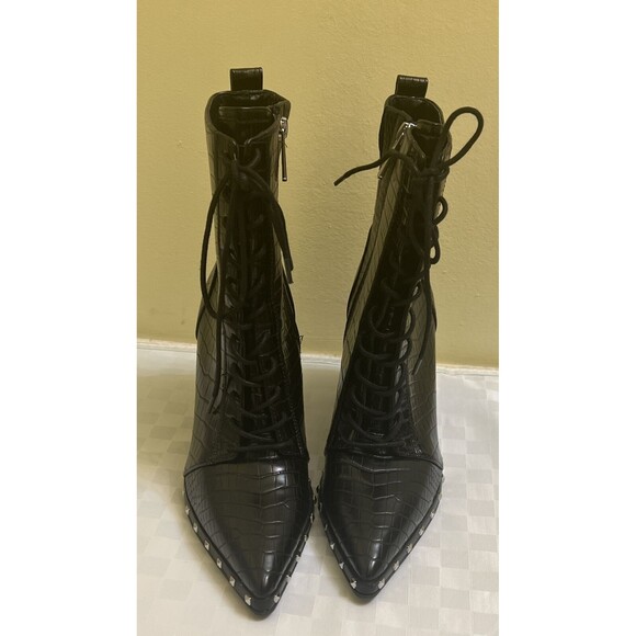 Charles by Charles David Women's Duffy Black Studded Boots Sz 7.5M NWOB - Picture 4 of 9